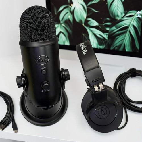Blue yeti blackout edition usb - blue,